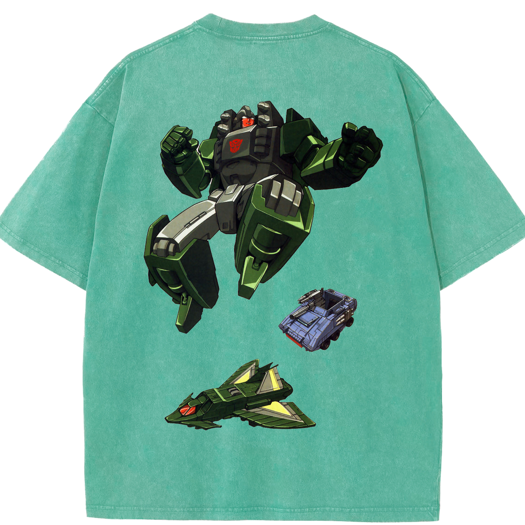 （画像用）  綿100% ヴィンテージ風 半袖Tシャツ（背面プリント）